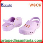 Zoccoli super leggeri nube wock Kinemed in eva lilla rosa