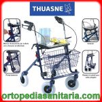 Deambulatore rollator con cestino e vassoio Quatro Thuasne